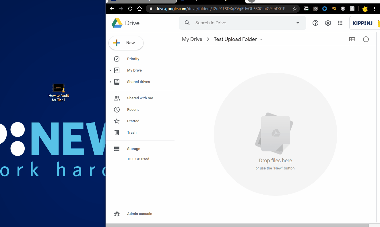 google drive folder not showing up on desktop