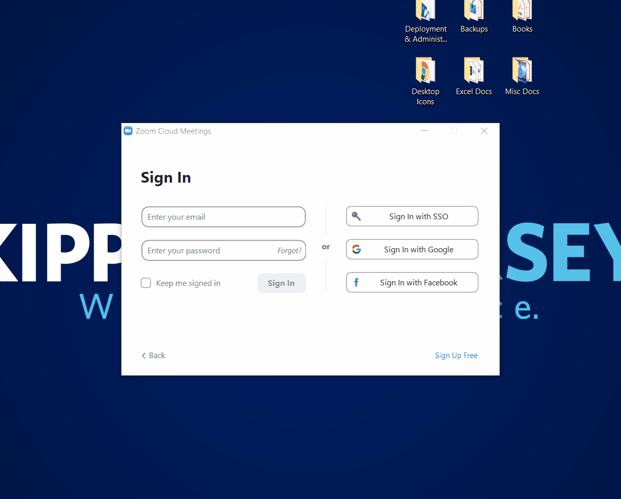 Zoom  How to Sign Into the Zoom Desktop App – KIPP Team and Family
